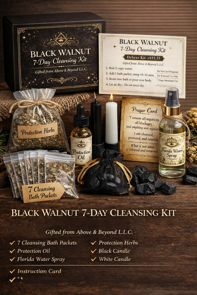 Black walnut ritual kit-deluxe