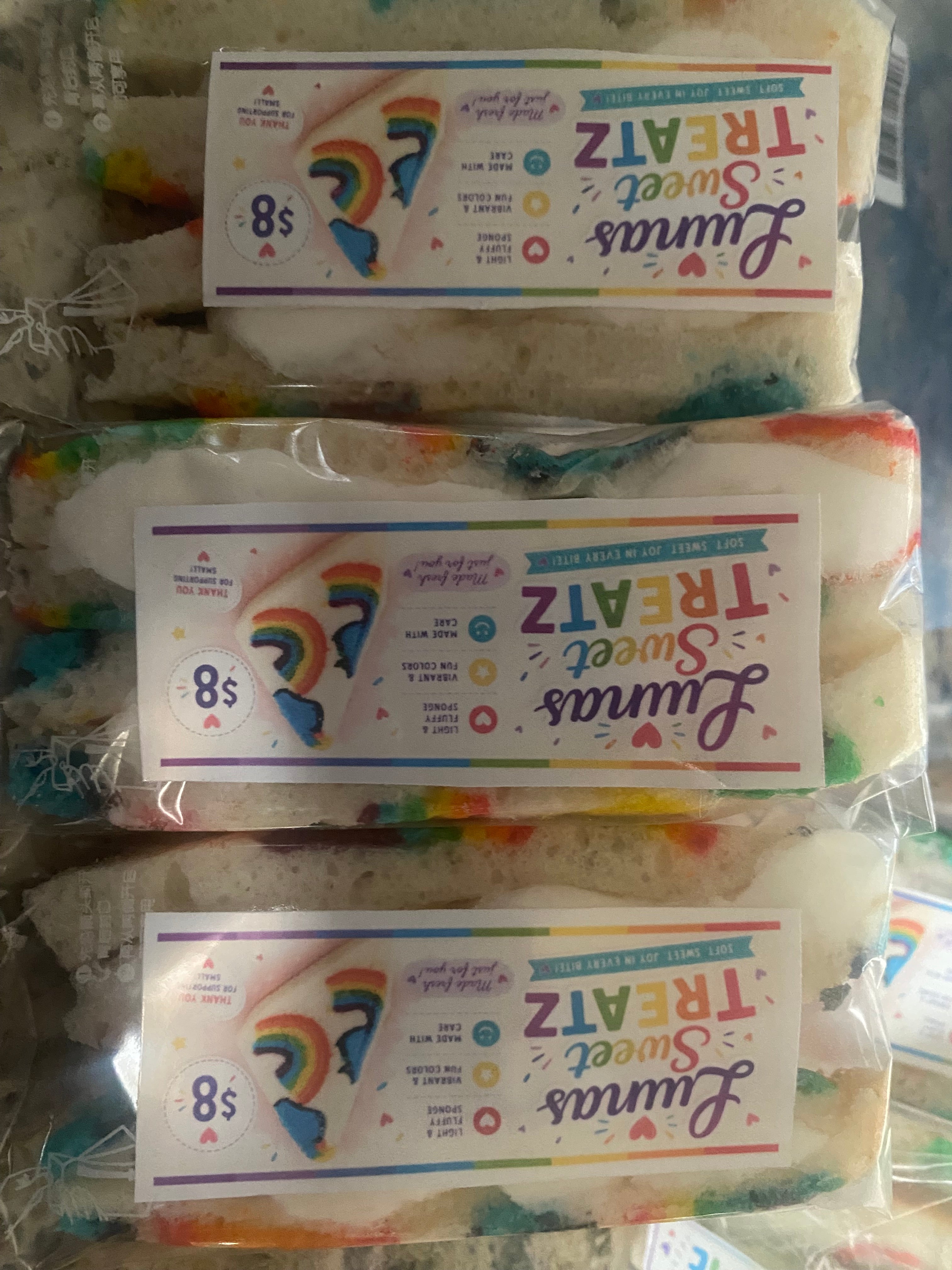 Printed Cake sandwiches