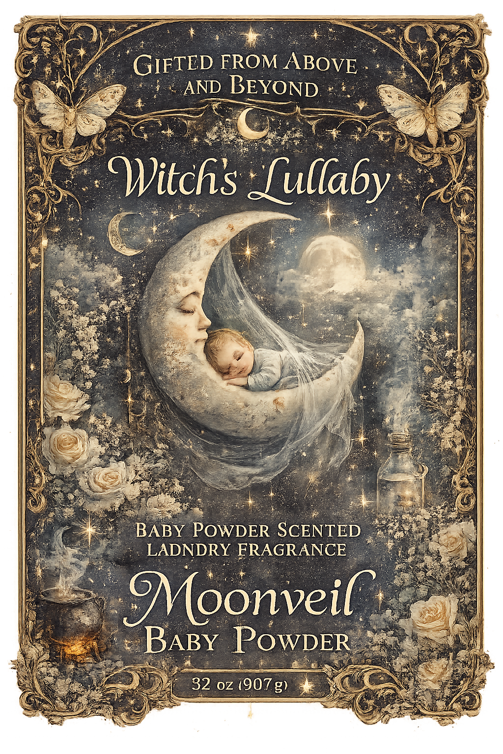 Laundry scent powder