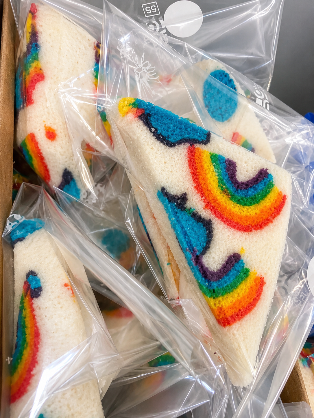 Printed Cake sandwiches