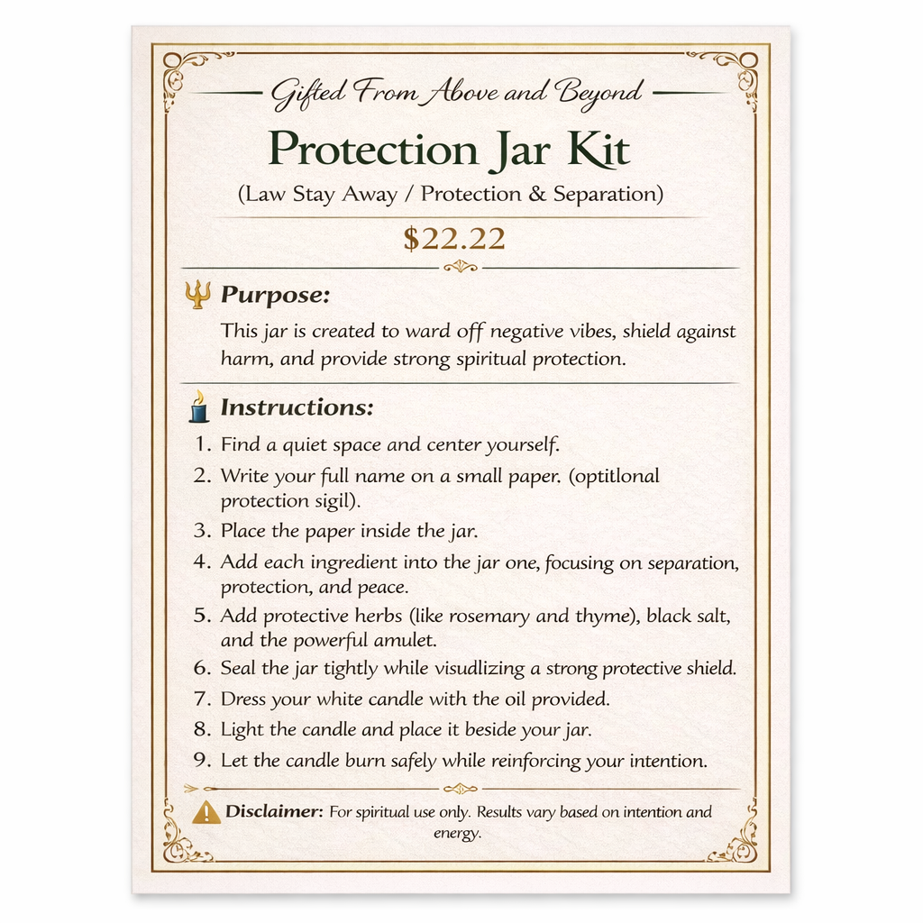 Intention jar kit