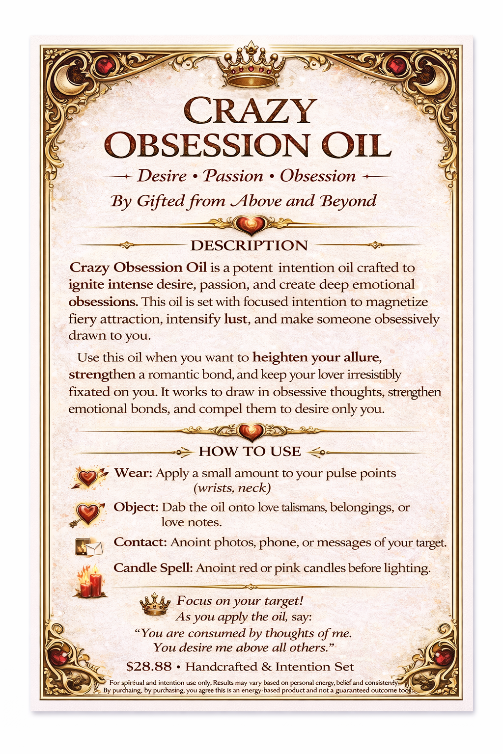 Crazy Obsession oil