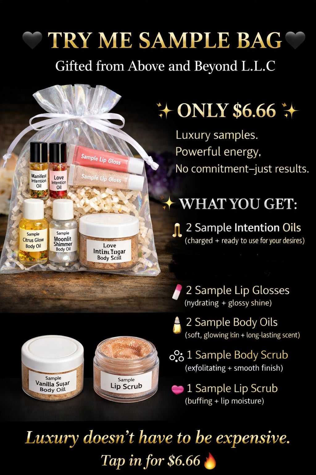 Try me! Sample bag