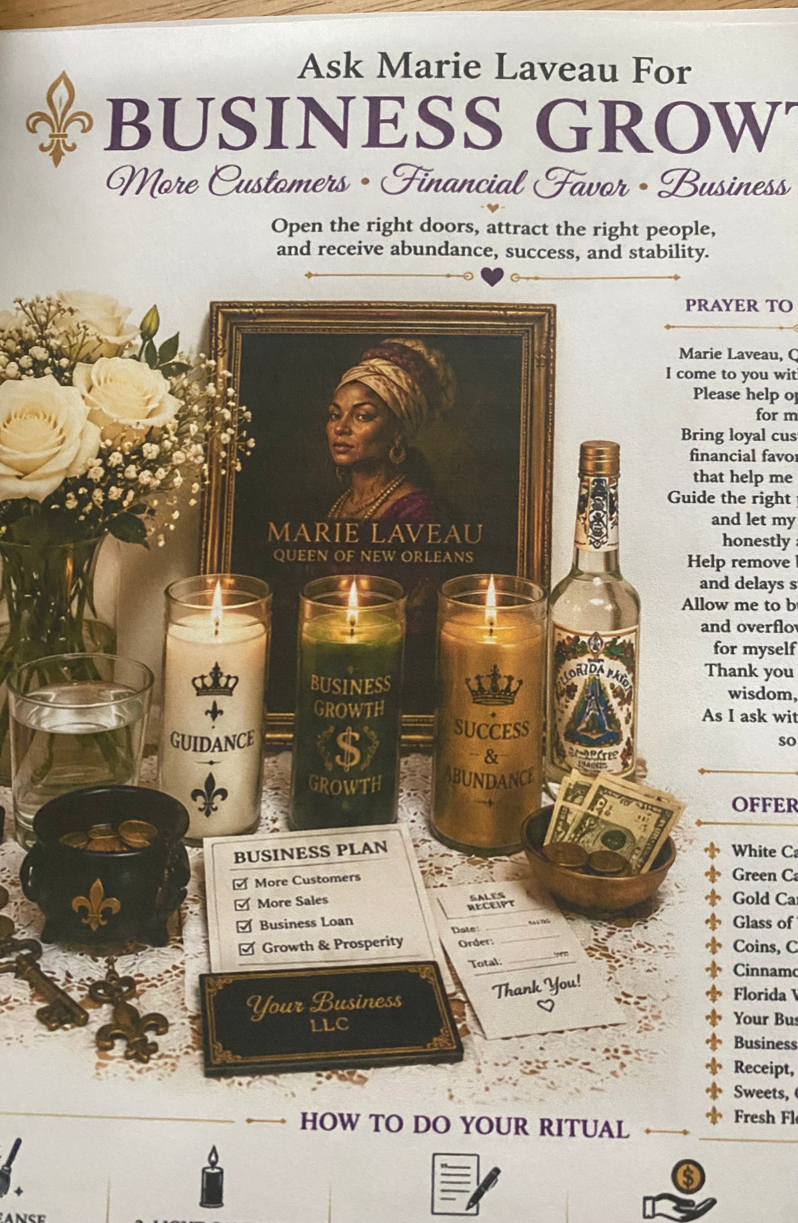 Mini Altar- Marie Laveau