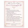 Intention jar kit sweetening
