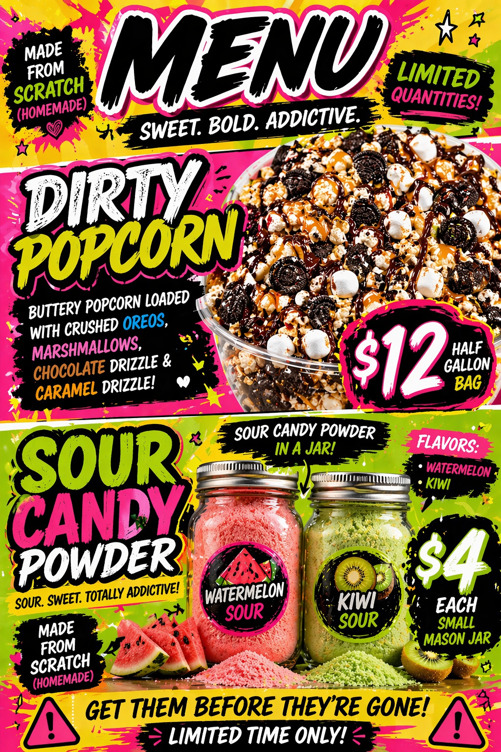 Dirty popcorn