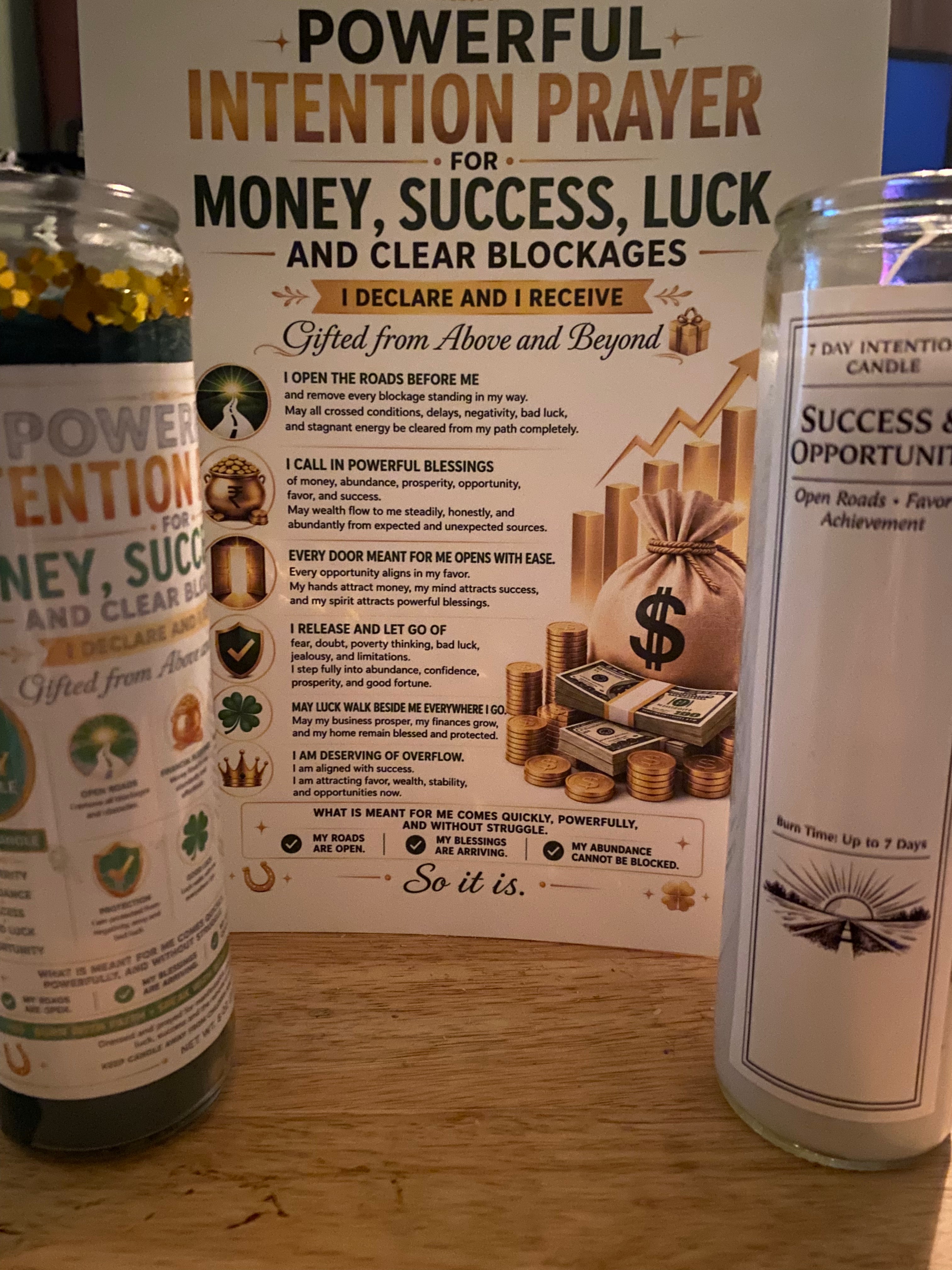 Powerful Intention candles